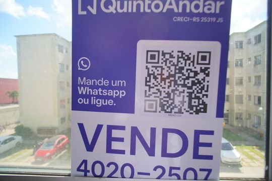 placa de apartamento à venda com 2 quartos, 42m² em Santos Dumont, São Leopoldo