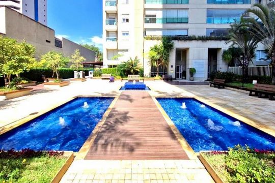 Área comum de apartamento à venda com 3 quartos, 200m² em Cidade Monções, São Paulo