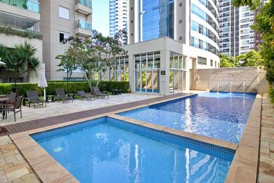 Piscina de apartamento à venda com 3 quartos, 200m² em Cidade Monções, São Paulo