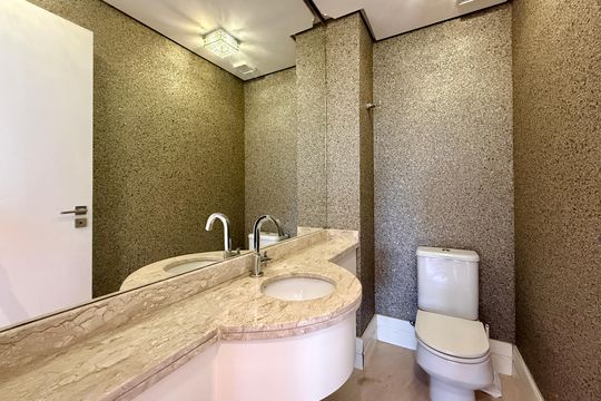 Lavabo de apartamento à venda com 3 quartos, 200m² em Cidade Monções, São Paulo