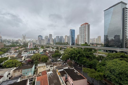 Vista  de apartamento à venda com 1 quarto, 64m² em Vila Cordeiro, São Paulo