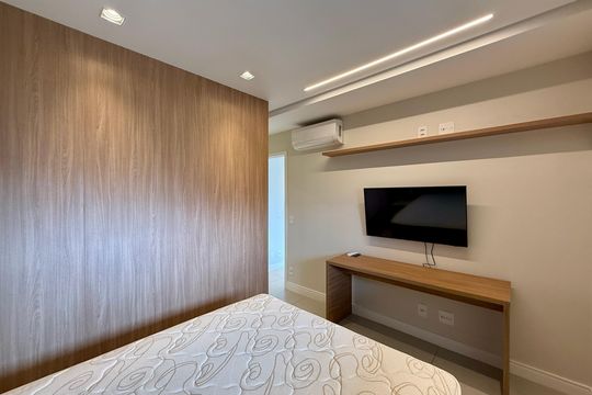 Suíte  de apartamento à venda com 1 quarto, 64m² em Vila Cordeiro, São Paulo
