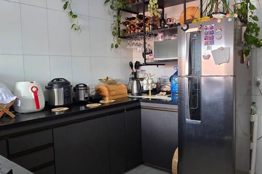 Cozinha de casa à venda com 2 quartos, 91m² em Jardim Monte Alegre, Taboão da Serra