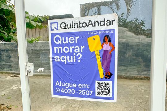 Plaquinha de apartamento para alugar com 1 quarto, 30m² em Ingleses do Rio Vermelho, Florianópolis