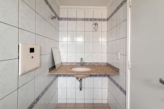 Banheiro da Suíte de apartamento à venda com 1 quarto, 37m² em Vila Mariana, São Paulo