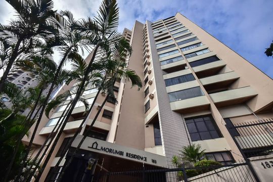 Fachada de apartamento para alugar com 1 quarto, 97m² em Paraíso do Morumbi, São Paulo