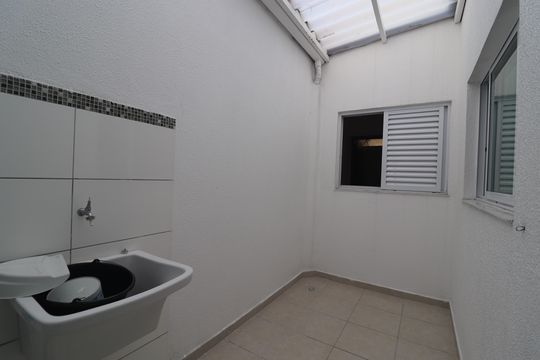 Área de Serviço de apartamento à venda com 2 quartos, 54m² em Jardim Paraiso, Santo André