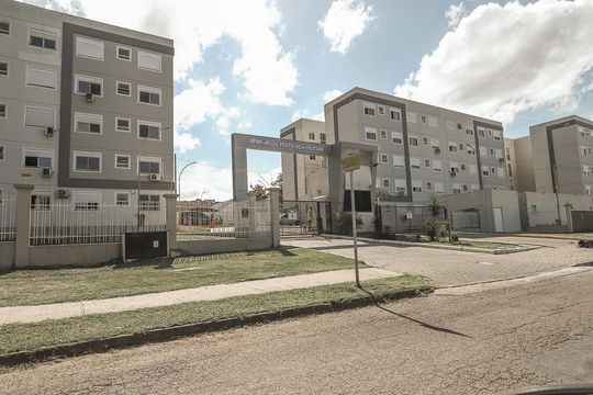 Fachada de apartamento à venda com 1 quarto, 46m² em Mário Quintana, Porto Alegre