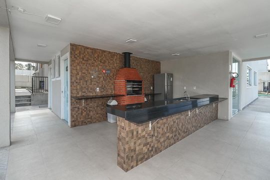 Área comum - Churrasqueira de apartamento à venda com 1 quarto, 46m² em Mário Quintana, Porto Alegre