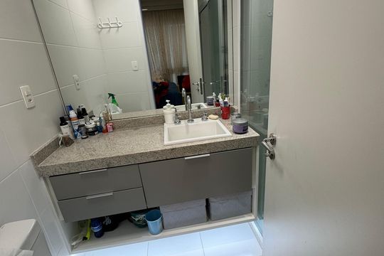 Banheiro de apartamento à venda com 2 quartos, 114m² em Jacarepaguá, Rio de Janeiro