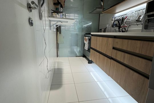 Cozinha de apartamento à venda com 2 quartos, 114m² em Jacarepaguá, Rio de Janeiro