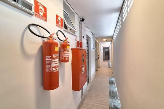 Área comum de kitnet/studio para alugar com 1 quarto, 20m² em Barra Funda, São Paulo