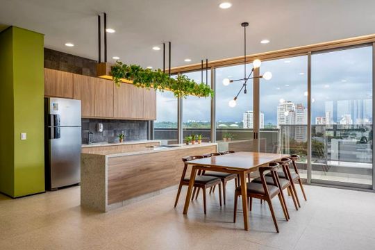 Salão de Festas de kitnet/studio à venda com 0 quarto, 24m² em Santo Amaro, São Paulo