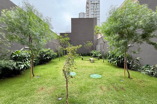 Área comum de kitnet/studio à venda com 0 quarto, 24m² em Santo Amaro, São Paulo