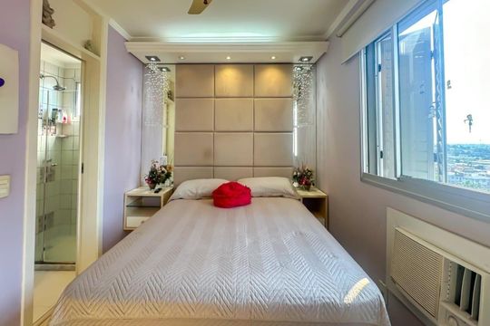 Quarto 1 de apartamento para alugar com 3 quartos, 64m² em Sarandi, Porto Alegre
