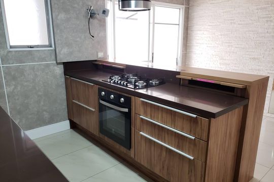Cozinha de casa de condomínio à venda com 4 quartos, 173m² em Vila Nova, Porto Alegre