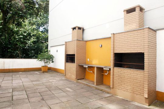 Área Comum - Churrasqueiras de apartamento à venda com 3 quartos, 104m² em Mont’serrat, Porto Alegre