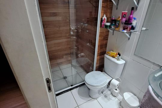 Banheiro de apartamento à venda com 1 quarto, 77m² em Novo Osasco, Osasco