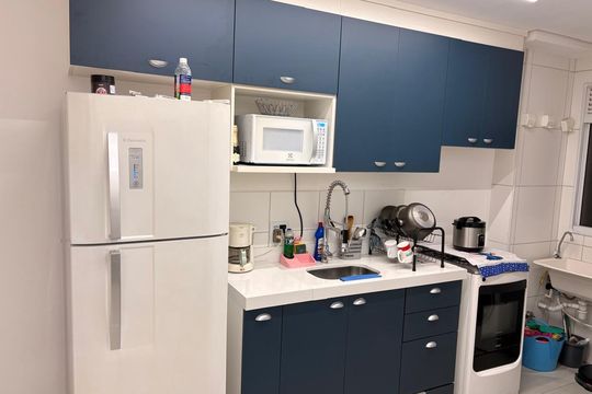 Cozinha de apartamento à venda com 2 quartos, 38m² em Parque Bristol, São Bernardo do Campo
