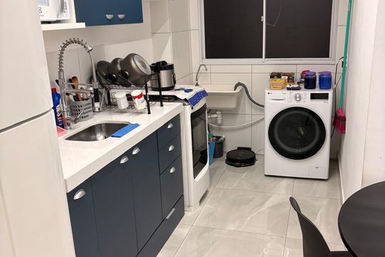 Área de serviço de apartamento à venda com 2 quartos, 38m² em Parque Bristol, São Bernardo do Campo