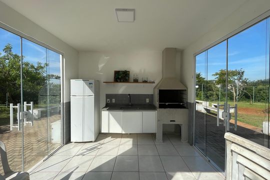 Área comum - Churrasqueira de apartamento para alugar com 2 quartos, 43m² em Recanto Vista Alegre, Cotia