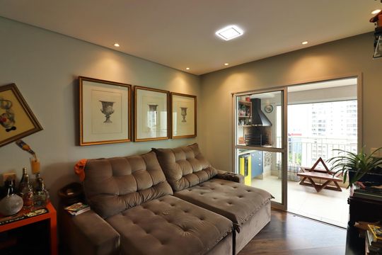 Sala  de apartamento para alugar com 3 quartos, 96m² em Centro, São Bernardo do Campo