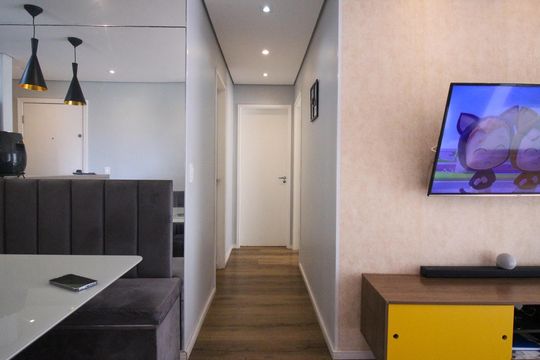 Sala de apartamento à venda com 2 quartos, 60m² em Vila Ema, São Paulo