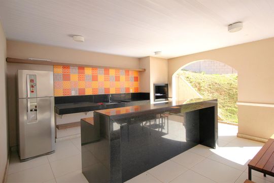 Área comum - Espaço Gourmet 2 de apartamento à venda com 3 quartos, 77m² em Nova Vista, Belo Horizonte