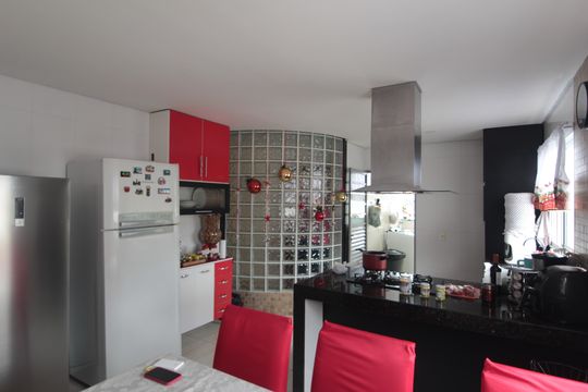 Casa 1 | Cozinha de casa à venda com 6 quartos, 525m² em Céu Azul, Belo Horizonte