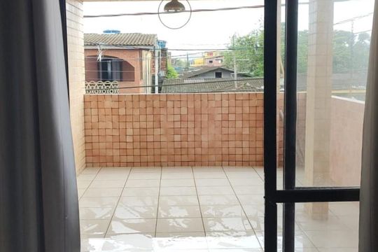 Varanda de casa para alugar com 3 quartos, 150m² em Vila Áurea (Vicente de Carvalho), Guarujá