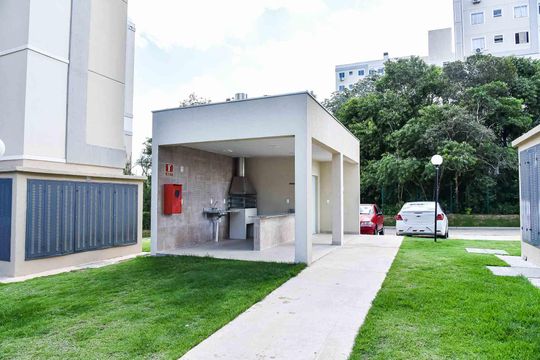 Área comum - Churrasqueira de apartamento para alugar com 2 quartos, 45m² em Santa Fe, Porto Alegre
