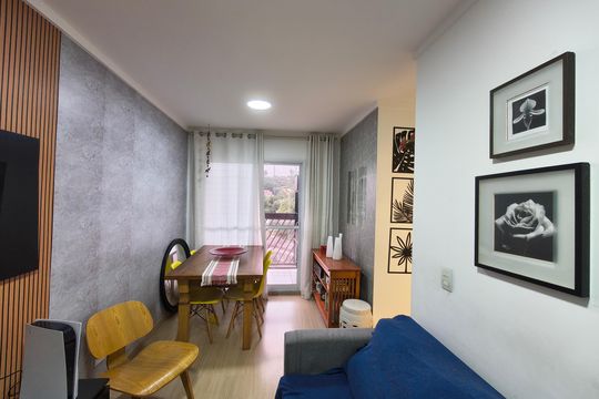 Sala de apartamento à venda com 3 quartos, 60m² em Pechincha, Rio de Janeiro