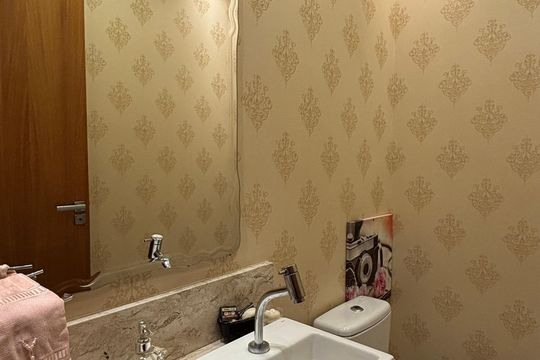 Lavabo de casa à venda com 3 quartos, 146m² em Vila Cecília Maria, Santo André