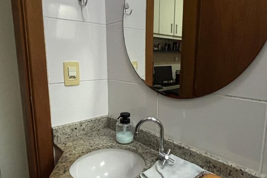 Banheiro da Suíte 2 de casa à venda com 3 quartos, 146m² em Vila Cecília Maria, Santo André