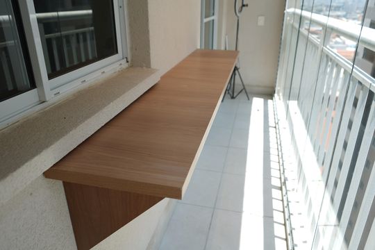 Sacada de kitnet/studio para alugar com 1 quarto, 29m² em Belenzinho, São Paulo