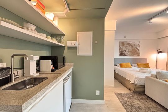 Studio de kitnet/studio à venda com 1 quarto, 32m² em Indianópolis, São Paulo