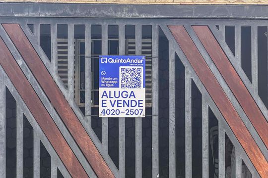 Placa Instalada na Fachada de casa à venda com 3 quartos, 90m² em Jardim Itapoan, Santo André