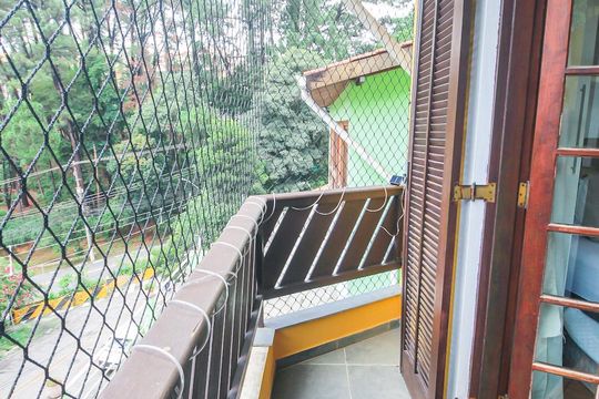 Varanda da Suíte de casa à venda com 3 quartos, 126m² em Parque Monte Alegre, Taboão da Serra