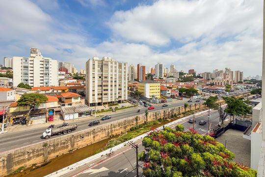Vista da Sala de apartamento à venda com 2 quartos, 70m² em Ipiranga, São Paulo
