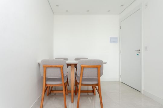 Sala de Jantar de apartamento à venda com 2 quartos, 46m² em Jardim Santo Antoninho, São Paulo