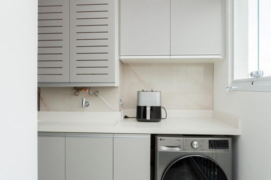 Área de Serviço de apartamento à venda com 2 quartos, 46m² em Jardim Santo Antoninho, São Paulo