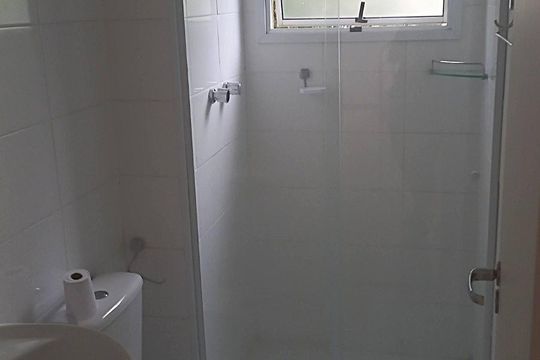Banheiro de apartamento à venda com 3 quartos, 97m² em Jardim Amazonas, Campinas