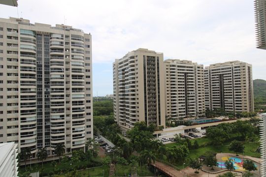 Suíte 1 - Vista de apartamento à venda com 2 quartos, 77m² em Barra Olímpica, Rio de Janeiro