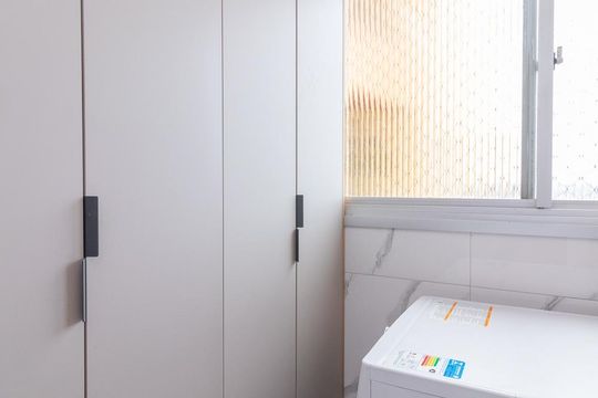 Área de Serviço de apartamento à venda com 2 quartos, 55m² em Vila Ré, São Paulo