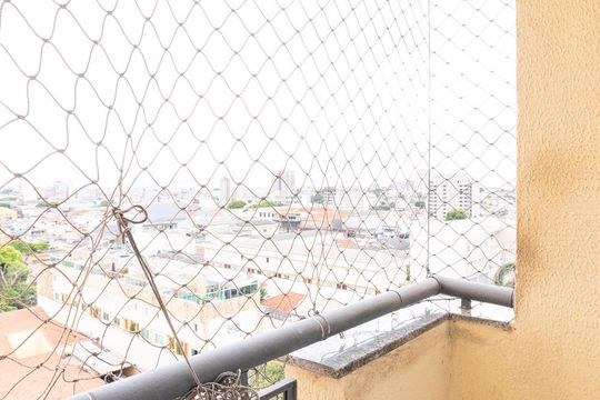 Varanda da Sala de apartamento à venda com 2 quartos, 55m² em Vila Ré, São Paulo