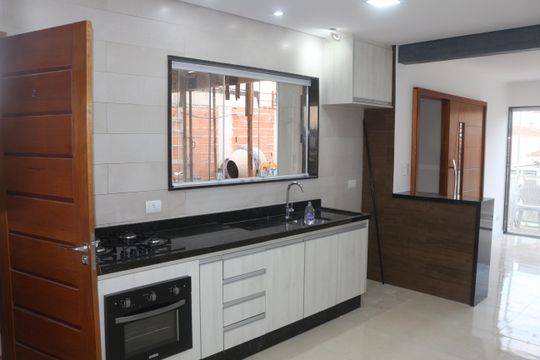 Cozinha de apartamento para alugar com 2 quartos, 70m² em Cerâmica, São Caetano do Sul