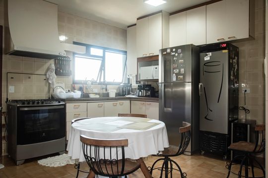 Cozinha de apartamento para alugar com 3 quartos, 167m² em Vila Clementino, São Paulo