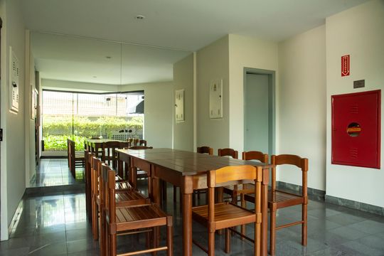 Área comum - Sala de reuniões de apartamento para alugar com 3 quartos, 167m² em Vila Clementino, São Paulo