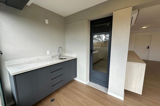 Varanda gourmet de apartamento à venda com 2 quartos, 123m² em Alphaville Industrial, Barueri