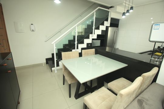 Sala de Jantar de apartamento à venda com 2 quartos, 104m² em Parque Oratório, Santo André